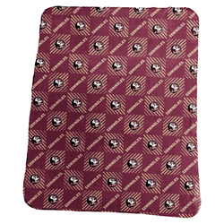 Florida State Seminoles 50x60 Repeating Pattern Fleece Throw