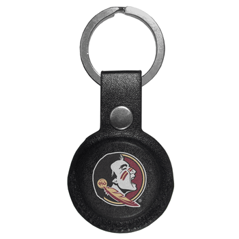 Florida State Seminoles AirTag Compatible Leather Key Chain