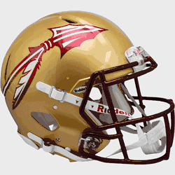 Florida State Seminoles  Authentic Speed Full Size Football Helmet Metallic Paint