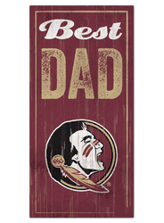 Florida State Seminoles Best Dad Sign