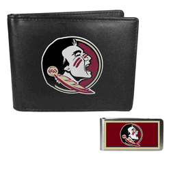 Florida State Seminoles Bi-fold Wallet & Color Money Clip