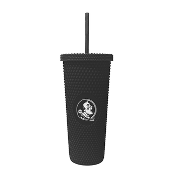 Florida State Seminoles Black 24oz Studded Tumbler