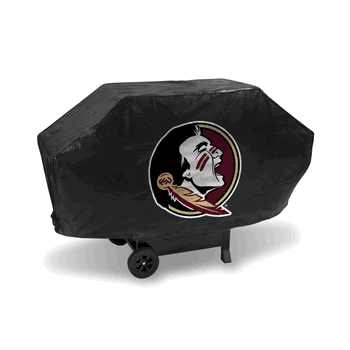 Florida State Seminoles Black Deluxe Vinyl Grill Cover - 68