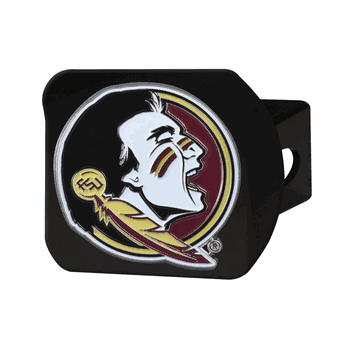 Florida State Seminoles Black Metal Hitch Cover - 3D Color Emblem