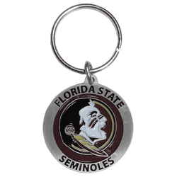 Florida State Seminoles Carved Metal Key Chain