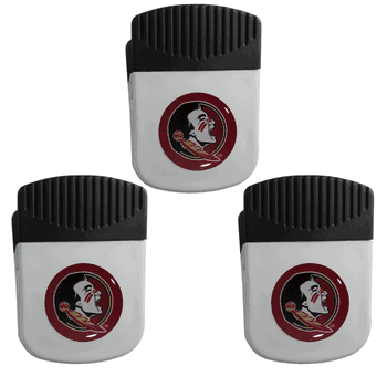 Florida State Seminoles Chip Clip Magnet with Bottle Opener, 3pk