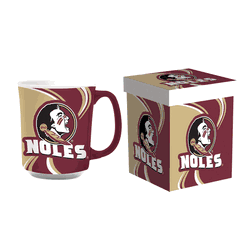 Florida State Seminoles Coffee Mug 14oz Ceramic with Matching Box