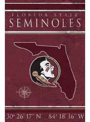 Florida State Seminoles Coordinates 17x26