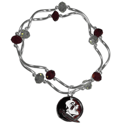 Florida State Seminoles Crystal Bead Bracelet