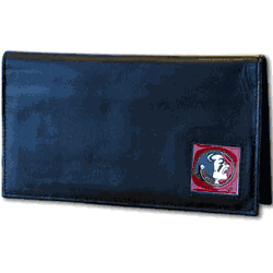 Florida State Seminoles Deluxe Leather Checkbook Cover