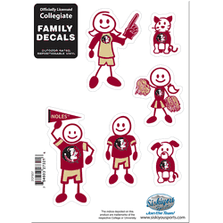 Florida State Seminoles Family Decal Set Small