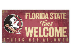Florida State Seminoles Fans Welcome Sign