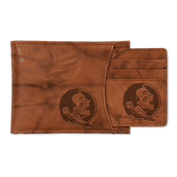 Florida State Seminoles  Genuine Leather Slider Wallet