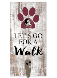 Florida State Seminoles Leash Holder 6x12 Sign
