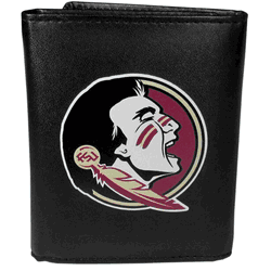 Florida State Seminoles Leather Tri-fold Wallet, Large Logo