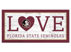 Florida State Seminoles Love 6x12 Sign