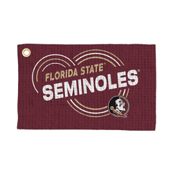 Florida State Seminoles NCAA Droplets Waffle Fan Towel 16x25 inches