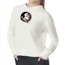 Florida State Seminoles NCAA Kadi Waffle Hoodie Coconut Cream Small