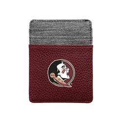 Florida State Seminoles Pebble Front Pocket Wallet MARN