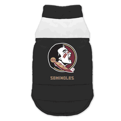 Florida State Seminoles Pet Parka Puff Vest XL