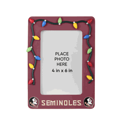 Florida State Seminoles Picture Frame with Holiday Lights