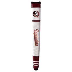 Florida State Seminoles Putter Grip (White with colored stripes)