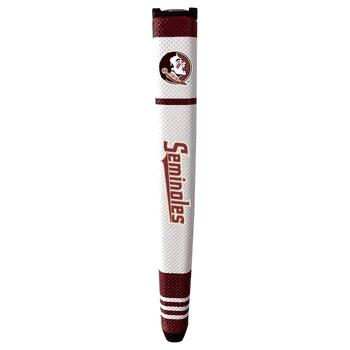 Florida State Seminoles Putter Grip (White with colored stripes)