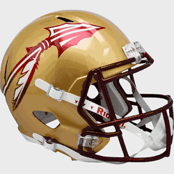 Florida State Seminoles Speed Replica Full Size Football Helmet Metallic Paint