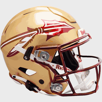 Florida State Seminoles SpeedFlex Full Size Football Helmet Metallic Paint