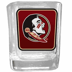 Florida State Seminoles Square Glass Shot Glass