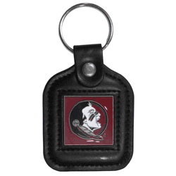 Florida State Seminoles Square Leatherette Key Chain