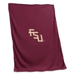 Florida State Seminoles Stacked FSU Sweatshirt Blanket