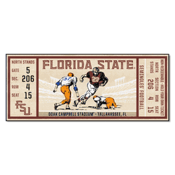 Florida State Seminoles Ticket Runner Rug - 30in. x 72in.