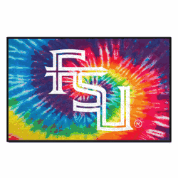 Florida State Seminoles Tie Dye Starter Mat Accent Rug - 19in. x 30in.