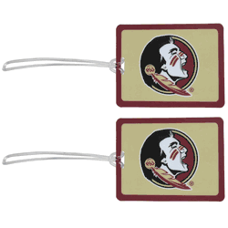 Florida State Seminoles Vinyl Luggage Tag, 2pk