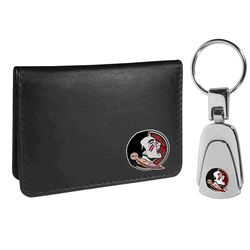 Florida State Seminoles Weekend Bi-fold Wallet & Steel Key Chain