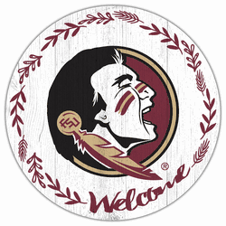 Florida State Seminoles Welcome 12in Circle