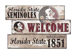 Florida State Seminoles Welcome 3 Plank