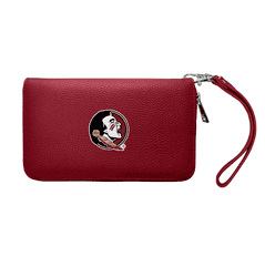Florida State Seminoles Zip Organizer Wallet Pebble Maroon