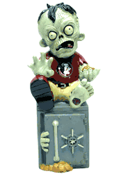 Florida State Seminoles Zombie Figurine Bank CO