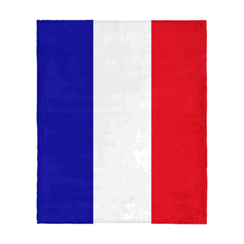 France Flag Silk Touch Throw Blanket 50x60 inches