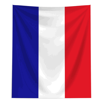 France Flag Wall Hanging 50x60 inches