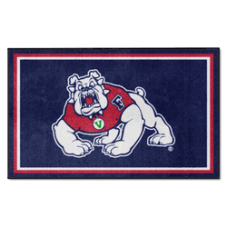 Fresno State Bulldogs 4ft. x 6ft. Plush Area Rug