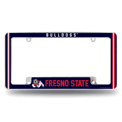 Fresno State Bulldogs Alternate Design All Over Chrome Frame