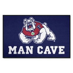 Fresno State Bulldogs Man Cave Starter Mat Accent Rug - 19in. x 30in., Navy