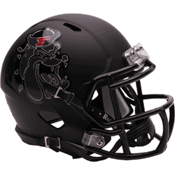 Fresno State Bulldogs NCAA Mini Speed Football Helmet Black Bulldog
