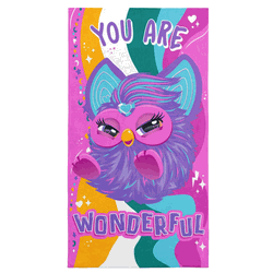 Furby You Are Wonderful Microfiber Beach Towel 30x60 inches