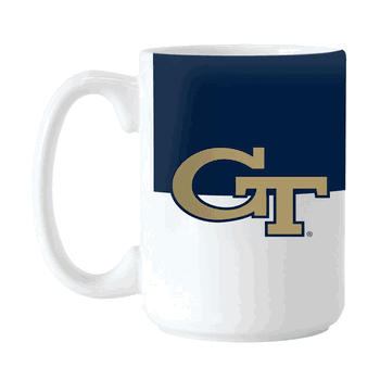 GA Tech 15oz Colorblock Sublimated Mug