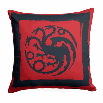 Game of Thrones Year of the Dragon Razorblade Throw Pillow 18 x 18 inches