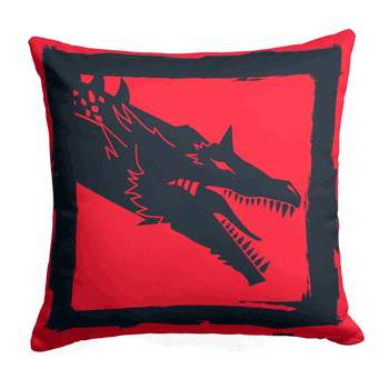 Game of Thrones Year of the Dragon Red Dragon Throw Pillow 18 x 18 inches